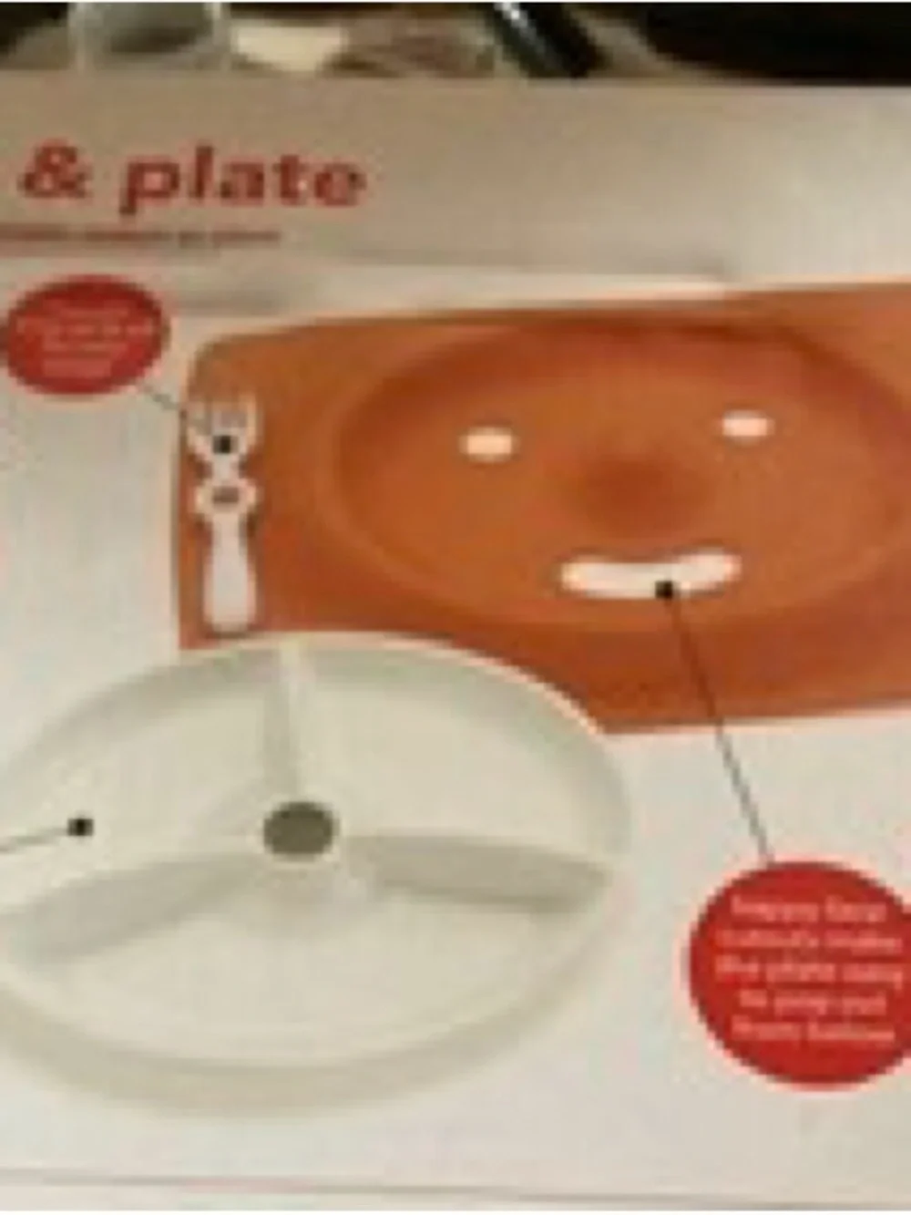 Orange Skip Hop MATE Stay-Put Mat + Plate Feeding Set Baby Toddler BPA Free